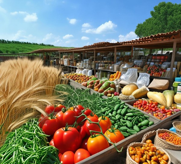 五谷丰农业产品种类丰富，涵盖优质粮豆果蔬及加工品